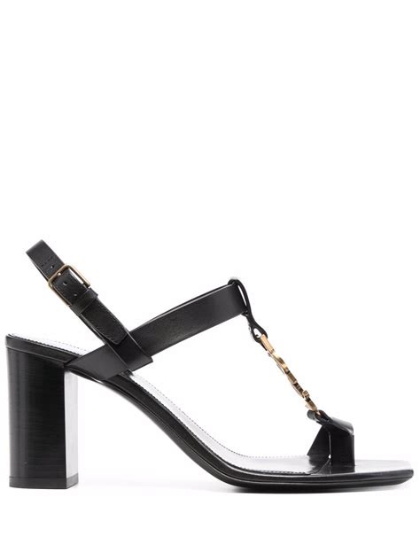 ysl block heel